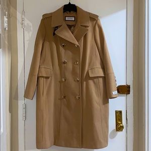 Women’s 1x Calvin Klein Double Breasted Peacoat